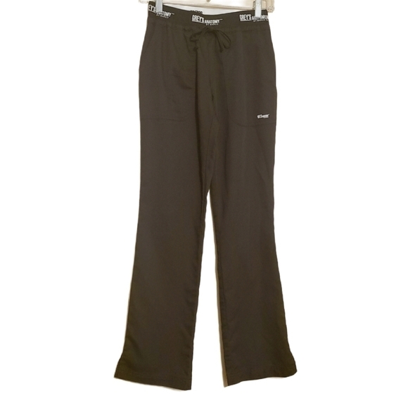 Barco Uniforms | Black Grey's Anatomy Athleisure Medical Scrubs Pants (Size XS) - Picture 1 of 14